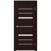 ДО 60 Профиль 7 лиственница темная, покрытие ПВХ (сатин белый)