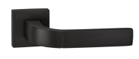 Дверная ручка Пиньолата на квадратной розетке СЛИМ (черный, арт. INAL 536-03 slim B)