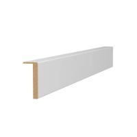 Наличник телескопический Classic Baguette ZADOOR, Полипропилен (матовый белый, 10*100*2140)