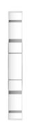 Стеклопакет к М65/1 (76мм толщиной 215*1540мм с песк рисунком)