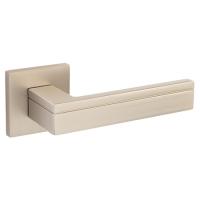 Дверная ручка H-30153-A на квадратной розетке Slim (34155, NISM никель супер матовый)