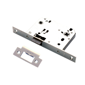 Защелка сантехническая бесшумная РЕНЦ (никель матовый, арт. INLB 2070 plastic SN)