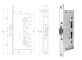 Замок противопожарный цилиндровый (универсальное)