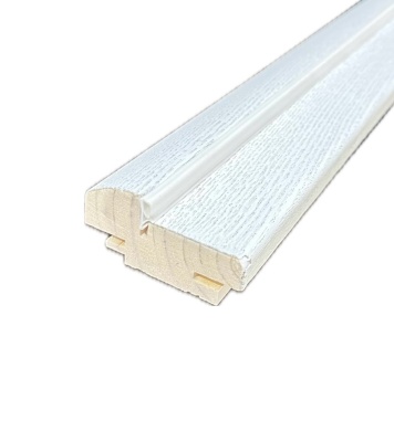 Коробо телес. белый. патина серебро