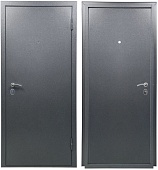Тульские двери Бригадир ПРО, металл-металл, графит (2050*960, R, правая)