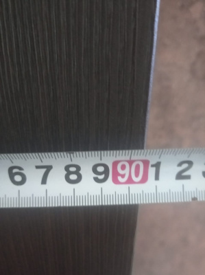 ***ДО 90 Максимум венге, покрытие Эко-шпон, сатинат, ЛОТ 7797785
