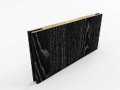 Добор МДФ телескоп., ПВД (CPL) (Альберо) (черное дерево, 100*10, 2070, паз 4)