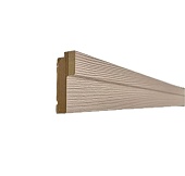 Коробка МДФ ZF с пазом под добор (TLC) ZADOOR, ZaFlex (беленый дуб, 26*70, 2050)