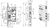 Замок Fuaro c защёлкой V10/C-60.85.3R14 (...)