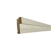 Коробка МДФ ZF с пазом под добор (TLC) ZADOOR, ZaFlex (белая патина, 26*70, 2050)