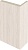 Наличник МДФ телескоп Корадубов ПВХ Лайт (дуб молочный, 70*10, 2200, плоский)