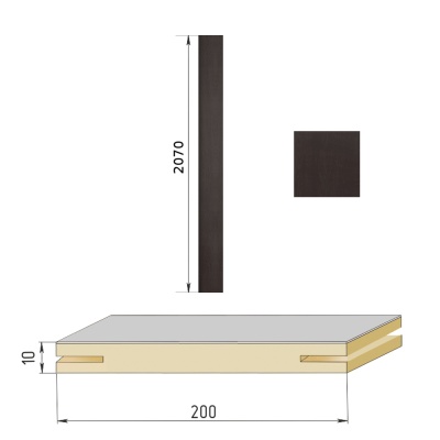 Дуб шоколад
