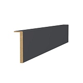 Наличник телескоп для распаш.дверей Zadoor Полипропилен к-т 3 шт (матовый графит, 70*10*2130/70*8*2070)