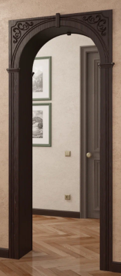 ***Арка Венеция тиковое дерево, покрытие ПВХ