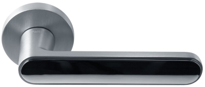 Дверная ручка Prime Паллини Лион PAL-Z09 SC/PC, матовый хром/полированный хром 