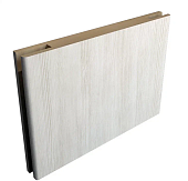 Добор МДФ телескоп ALBERO Экошпон (А) (кипарис белый, 100*8, 2070, паз 4)