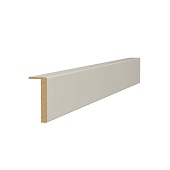 Наличник телескопический Classic Baguette ZADOOR, Полипропилен (матовый кремовый, 10*70*2140)