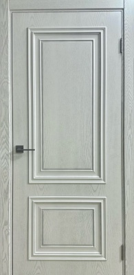 Прадо Б, белый, патина серебро