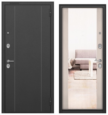 BULDOORS FAMILY ECO, RL-1, МДФ ларче бьянко E-164 зеркало, 2 замка