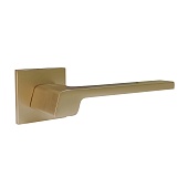 Дверная ручка Trodos 809E11-03 на квадратной розетке (204934, золото матовый)
