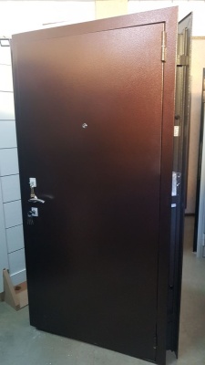 ***Тульские двери  А1 Гео..., хром (антик медный, МДФ Венге структурный бежевый) 2050*970, Правая ЛОТ 9261576