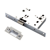 Защелка сантехническая бесшумная РЕНЦ (хром блестящий, арт. INLB 2070 plastic CP)