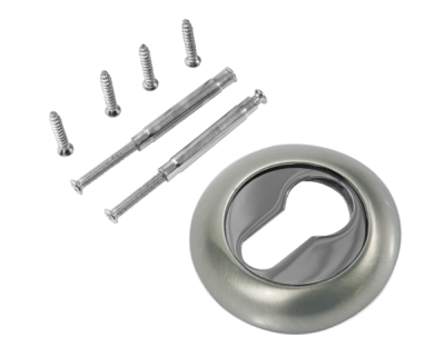 Накладка на цилиндр TIXX, ник.мат.-ник.бл.