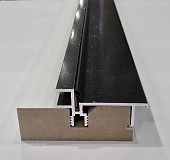 Короб комплект 2,5 шт. (74х30х2200-2шт, 74х30х1100-1шт) скрытый монтаж (черный)
