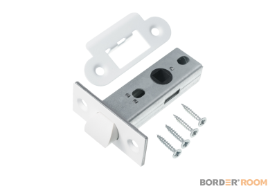 Защелка межкомнатная BORDER ROOM Мини белая 81789