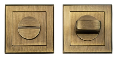 Завертка на квадратной розетке Итарос Премиум Плюс старая бронза