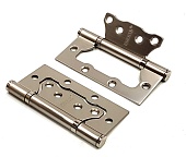 Петля без врезки универс. PUERTO 100*75*2,5 (никель супер матовый, арт. IN100-2S FH MSN)