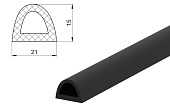 Уплотнитель D 21*15 (черный)