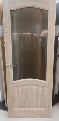 ДО 80 S29 брандо, покрытие Бунлаер сатинат, бронза, стекло 4, универсальное, без врезки, образец ЛОТ 19394163