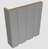 Наличник Классика телескопический,покрытие Эмаль ПП (ALBERO) (серый , 24*90, 2150)