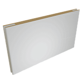 Добор 150 телескопический, покрытие Ламинатин  (ALBERO) (белый, 10*150, 2070)