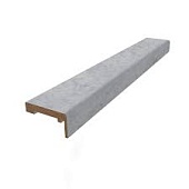 Наличник телескоп. Дифорд, покрытие ПВХ (бетон серый, 10*70, 2200)