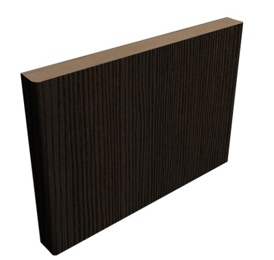 Доборный элемент 100 Эко-шпон 10х100х2070 Кипарис темный