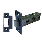 Защелка межкомнатная бесшумная Trodos (BLM черный матовый, 6-45)
