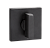 Завертка на квадратной розетке PUERTO (черный, арт. INBK AL 03 slim B)