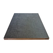 Добор телескопический (1шт* ДЛИНА 2,07м) для Бульдорс, МДФ шириной 200мм, покрытие ПВХ (штукатурка графит)