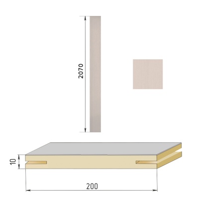 Светлый матовый