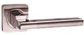 Дверная ручка Рим на квадратной розетке (INDH 53-02, SN/NP никель матовый/никель блестящий)
