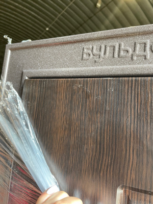  2050*880, правая, лот 9261474Buldoors MASS 90, букле шоколад, Ларче шоколад 9S-104, Ларче белый 9S-104, хром,