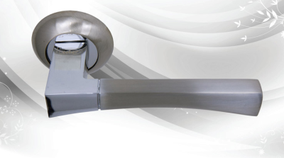 Дверная ручка Локер ZY50-L252 SN/CP никель/хром