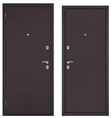 ХОУМ ЭКО, СТАЛЬ, 2 замка (2050*860, левая, букле шоколад, хром)