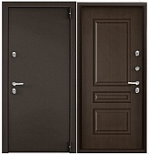 ТОРЭКС SNEGIR PRO MP (букле коричневый, -, ПВХ Дуб коньяк, S60-C3, хром, НАКЛ) (2050*950, R, правая, термо)