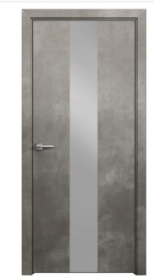 ДО 90 Серебро 4 бетон серый, покрытие ПВХ