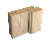Коробка  с уплот телескоп., покрытие Экошпон (Эконом) (ALBERO) (лиственница мокко, 32*70, 2070)
