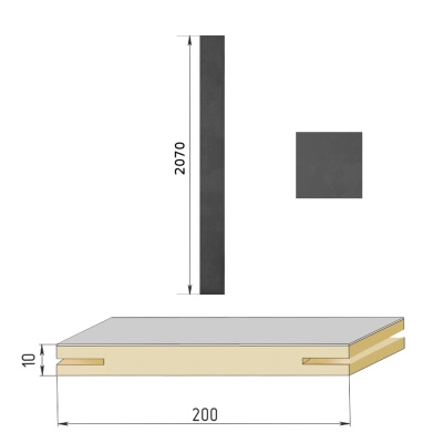 Бетон темный