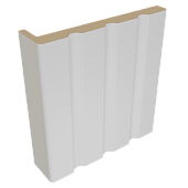 Наличник Классика телескопический,покрытие Эмаль ПП (ALBERO) (белый, 24*90, 2150)